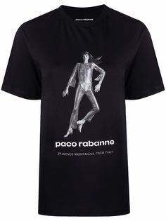 Paco Rabanne футболка с графичным принтом