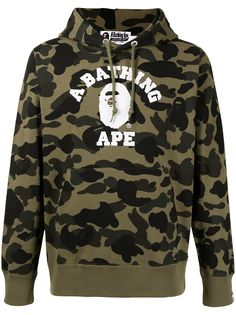 A BATHING APE® худи College с камуфляжным принтом