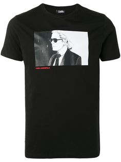 Karl Lagerfeld футболка с принтом Karl Legend