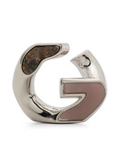 Givenchy серьги-гвоздики с логотипом G