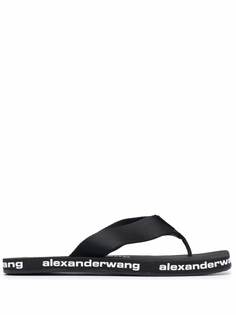 Alexander Wang шлепанцы с логотипом