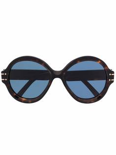 Dior Eyewear солнцезащитные очки Signature черепаховой расцветки
