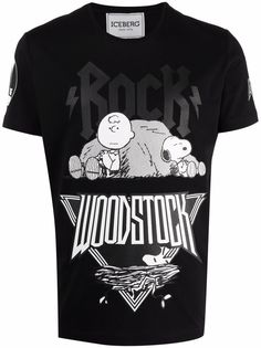 Iceberg футболка с принтом Woodstock