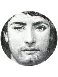 Fornasetti тарелка с принтом