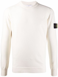 Stone Island толстовка с нашивкой-логотипом