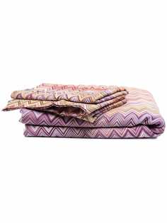 Missoni Home пододеяльник с узором зигзаг