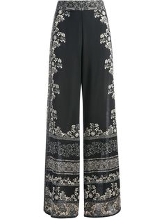 Alice+Olivia брюки Athena широкого кроя