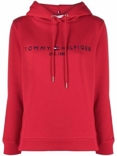 Tommy Hilfiger худи с кулиской и логотипом