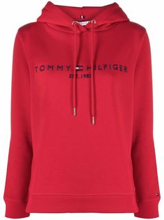 Tommy Hilfiger худи с кулиской и логотипом