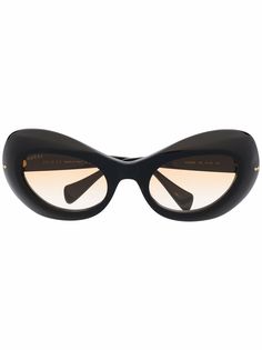 Gucci Eyewear солнцезащитные очки в оправе кошачий глаз