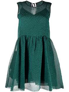 Victoria Victoria Beckham расклешенное платье мини без рукавов
