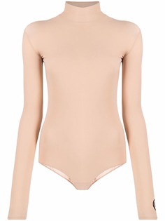 MM6 Maison Margiela топ с высоким воротником и логотипом