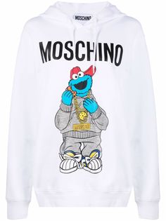 Moschino худи Sesame Street© с логотипом