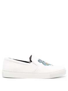 Kenzo кеды с вышитым логотипом