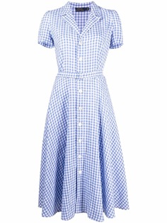 Polo Ralph Lauren платье-рубашка миди в клетку