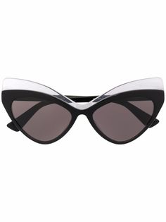 Moschino Eyewear солнцезащитные очки в оправе кошачий глаз