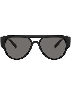 Versace Eyewear солнцезащитные очки-авиаторы с декором Medusa