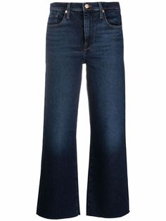 7 For All Mankind укороченные брюки с завышенной талией