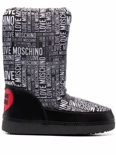 Love Moschino дутые сапоги с логотипом