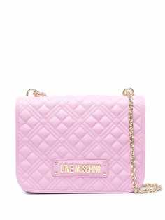 Love Moschino стеганая сумка с логотипом