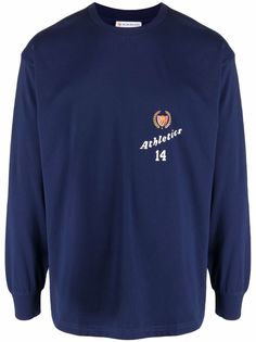 BEL-AIR ATHLETICS футболка с длинными рукавами и логотипом