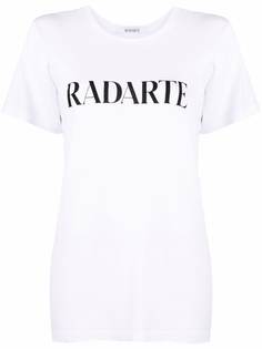 Rodarte футболка с логотипом