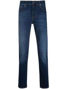 7 For All Mankind прямые джинсы средней посадки