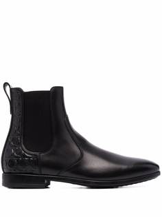 Salvatore Ferragamo ботинки с тиснением Gancio