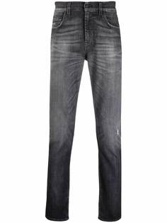 7 For All Mankind прямые джинсы средней посадки