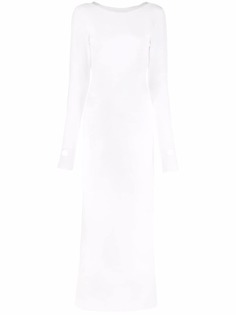 Atu Body Couture платье макси с открытой спиной и длинными рукавами
