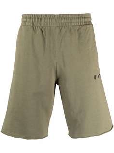 Off-White OW LOGO SWEATSHORTS GREEN BLACK