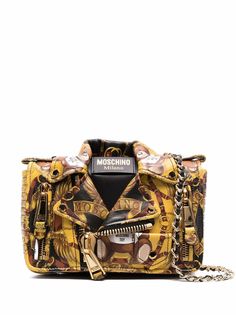 Moschino сумка на плечо с графичным принтом