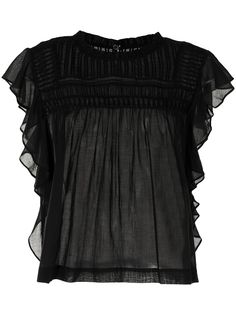 Isabel Marant Étoile блузка Layona с плиссировкой
