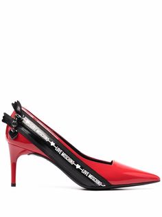 Love Moschino лакированные туфли с заостренным носком