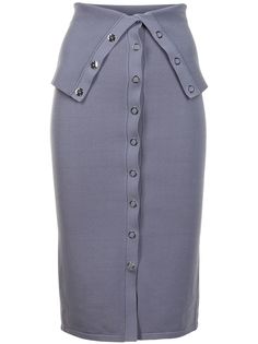 Dion Lee юбка миди на кнопках