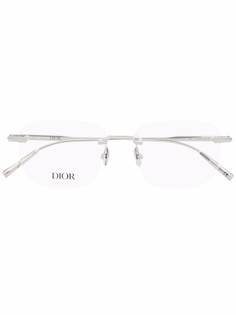 Dior Eyewear очки в прямоугольной оправе с логотипом