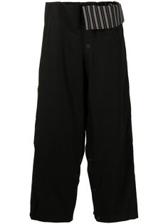 Yohji Yamamoto укороченные брюки