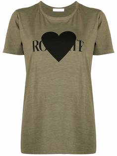 Rodarte футболка с принтом Rohearte