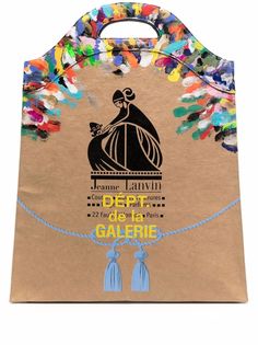 LANVIN сумка Kraft из коллаборации с Gallery Dept.