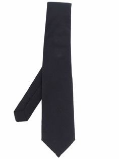 Off-White галстук с вышитым логотипом