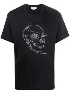 Alexander McQueen футболка с принтом
