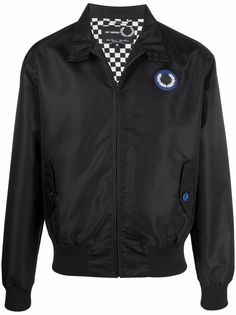 Raf Simons X Fred Perry бомбер Harrington с нашивкой