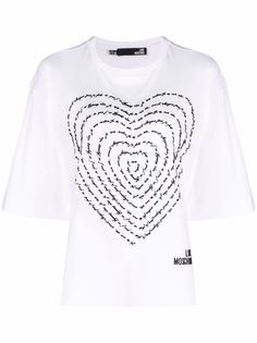 Love Moschino футболка с принтом