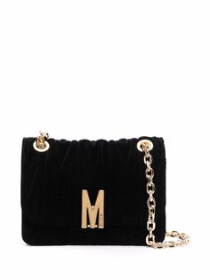 Moschino сумка через плечо с логотипом