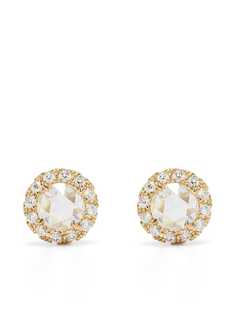 AHKAH серьги Vivian из желтого золота с бриллиантами