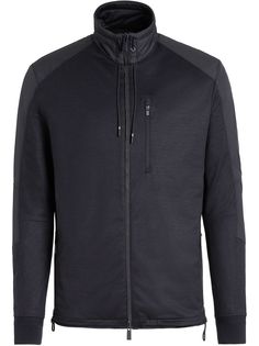 Ermenegildo Zegna zip-fastening panelled sweatshirt