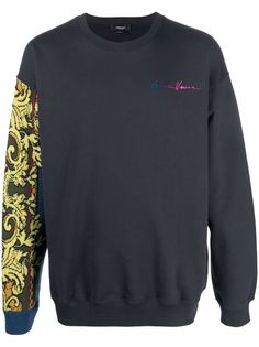 Versace толстовка с принтом GV Signature