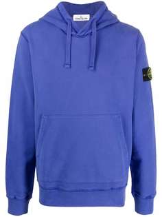 Stone Island худи с нашивкой-логотипом