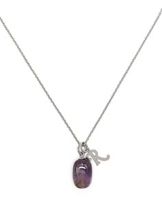 Raf Simons stone-pendant necklace