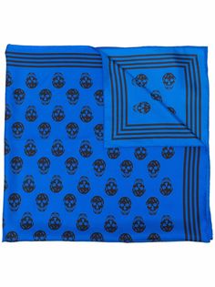 Alexander McQueen платок с принтом Skull